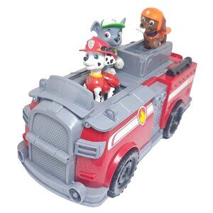 PAW Patrol Fire Truck Ride N Rescue Transforming 2 in 1 Playset Marshall Rocky Z